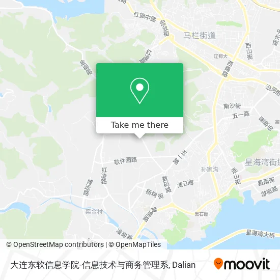 大连东软信息学院-信息技术与商务管理系 map