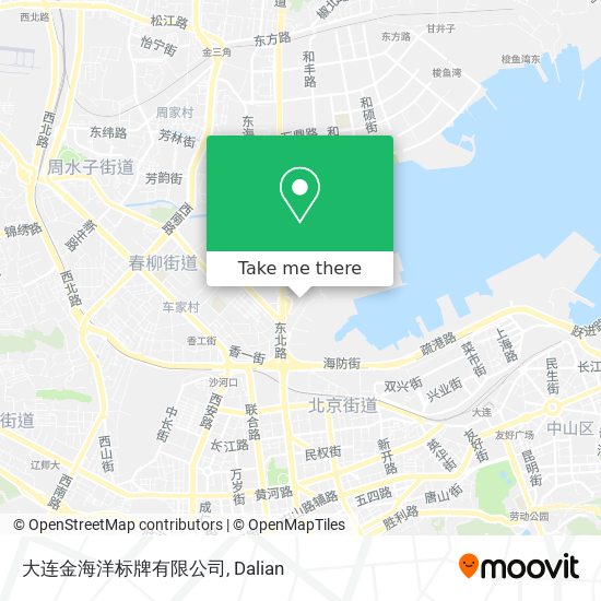 大连金海洋标牌有限公司 map