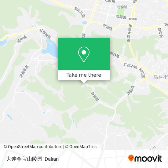 大连金宝山陵园 map