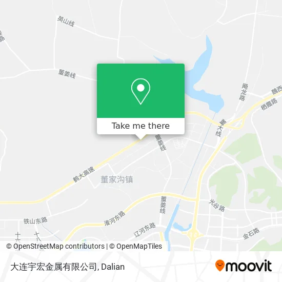 大连宇宏金属有限公司 map