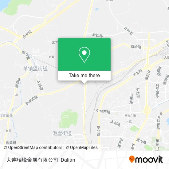 大连瑞峰金属有限公司 map