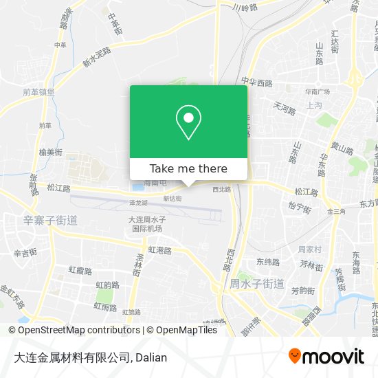 大连金属材料有限公司 map