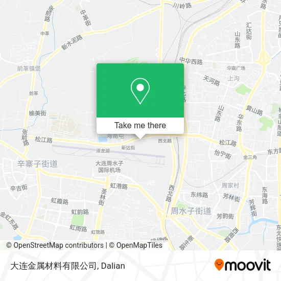大连金属材料有限公司 map