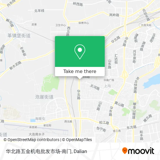 华北路五金机电批发市场-南门 map