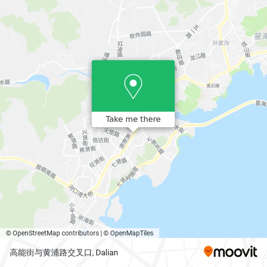 高能街与黄浦路交叉口 map