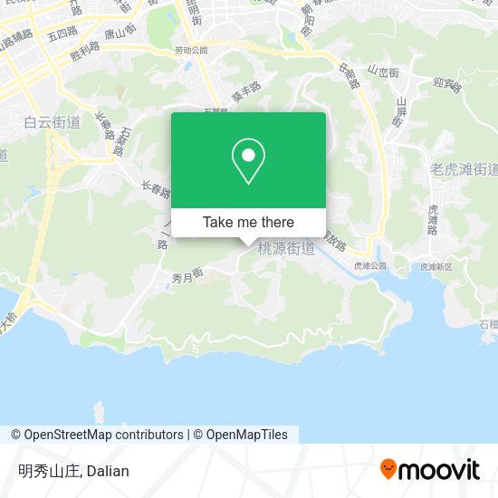 明秀山庄 map