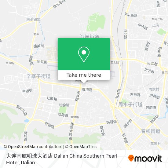 大连南航明珠大酒店 Dalian China Southern Pearl Hotel map