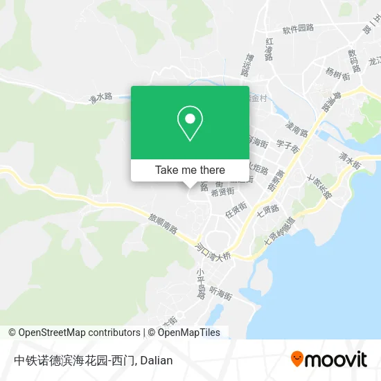 中铁诺德滨海花园-西门 map