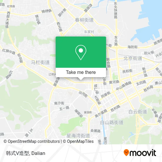 韩式V造型 map