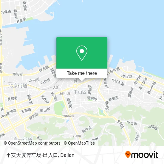 平安大厦停车场-出入口 map