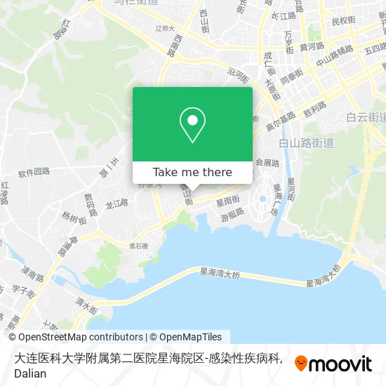 大连医科大学附属第二医院星海院区-感染性疾病科 map