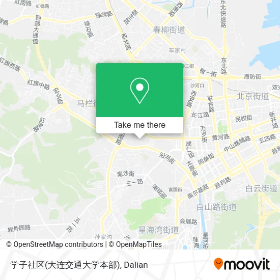 学子社区(大连交通大学本部) map