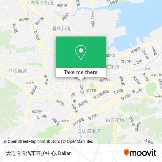 大连通通汽车养护中心 map