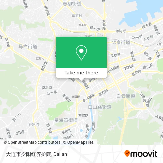 大连市夕阳红养护院 map