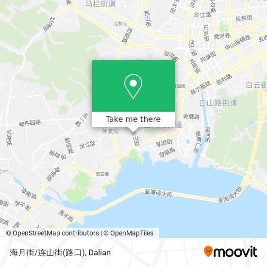 海月街/连山街(路口) map