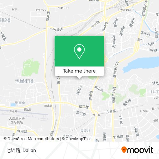 七锦路 map