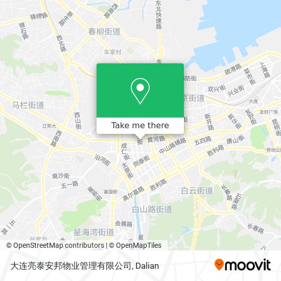 大连亮泰安邦物业管理有限公司 map