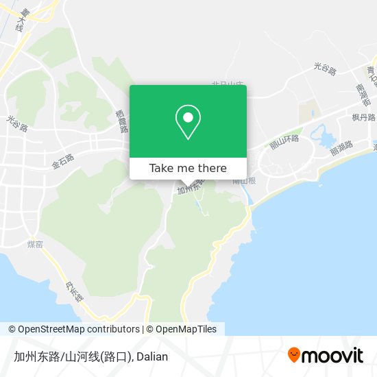 加州东路/山河线(路口) map