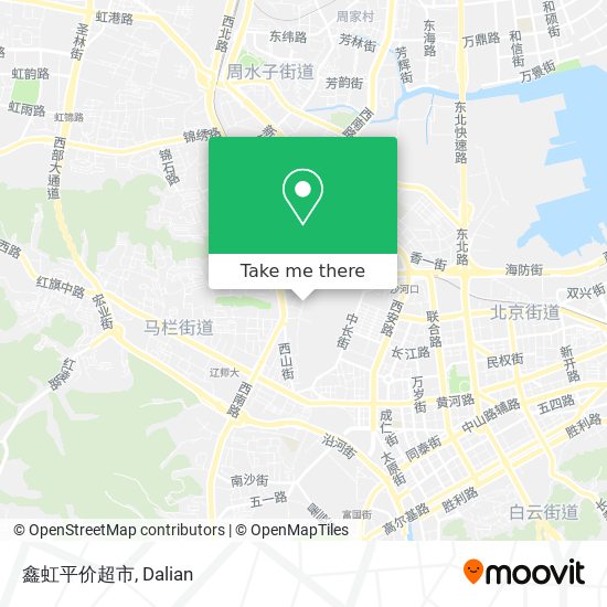 鑫虹平价超市 map