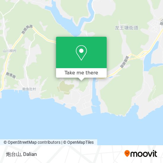 炮台山 map