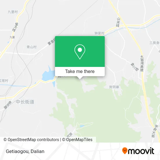 Getiaogou map