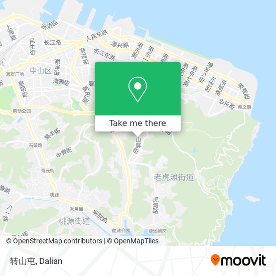 转山屯 map