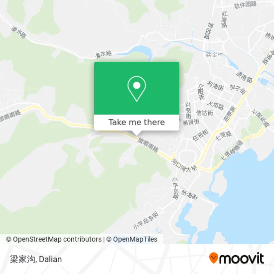 梁家沟 map