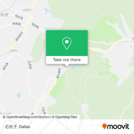 石坎子 map