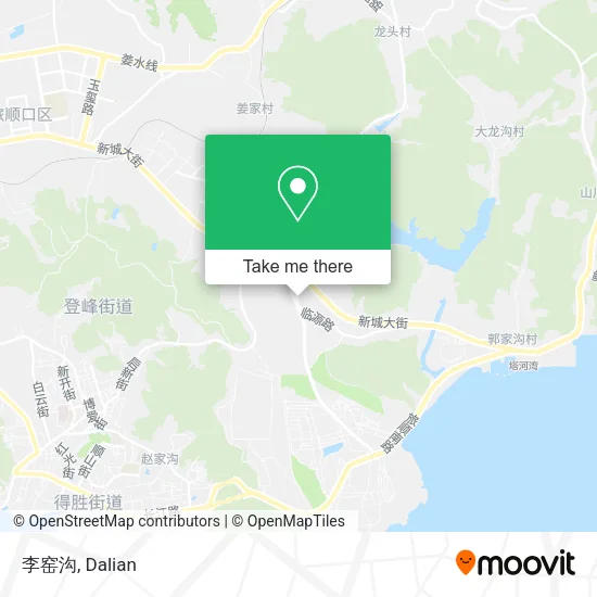 李窑沟 map