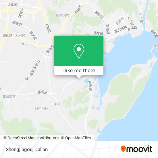 Shengjiagou map