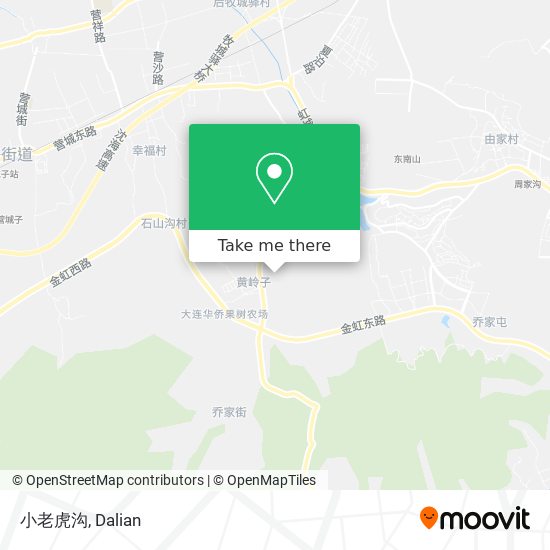 小老虎沟 map