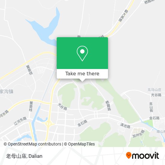 老母山庙 map