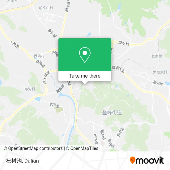 松树沟 map