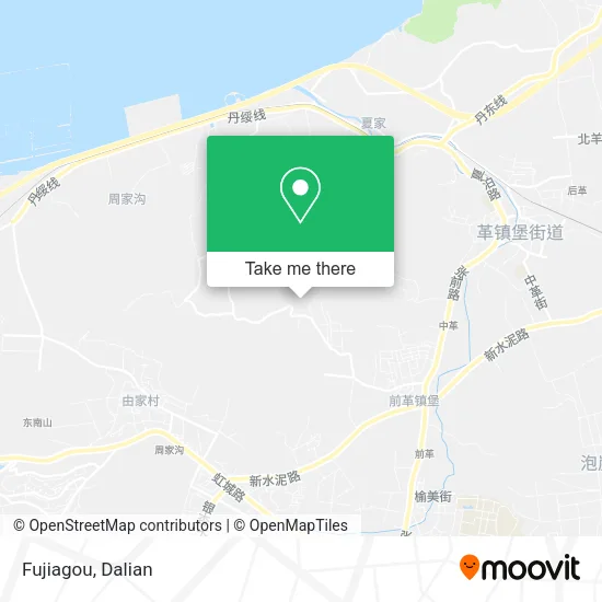 Fujiagou map
