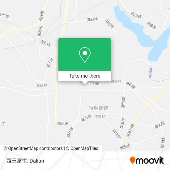 西王家屯 map