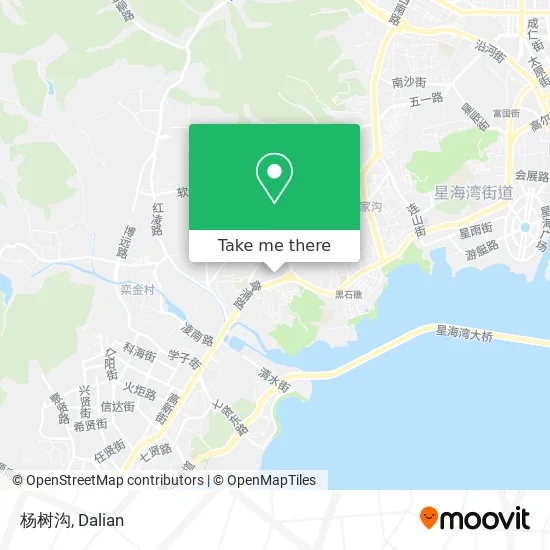 杨树沟 map