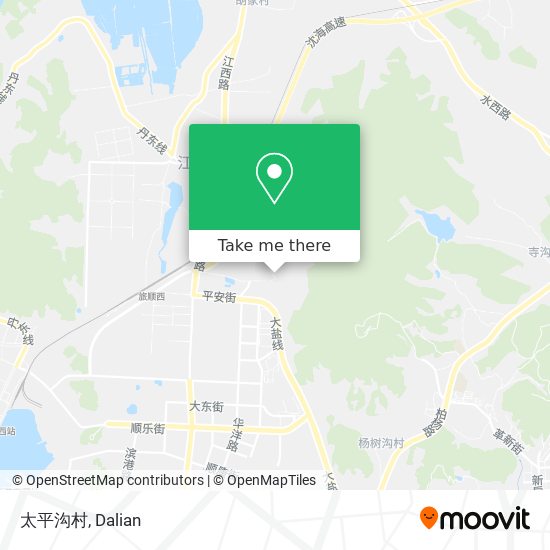 太平沟村 map