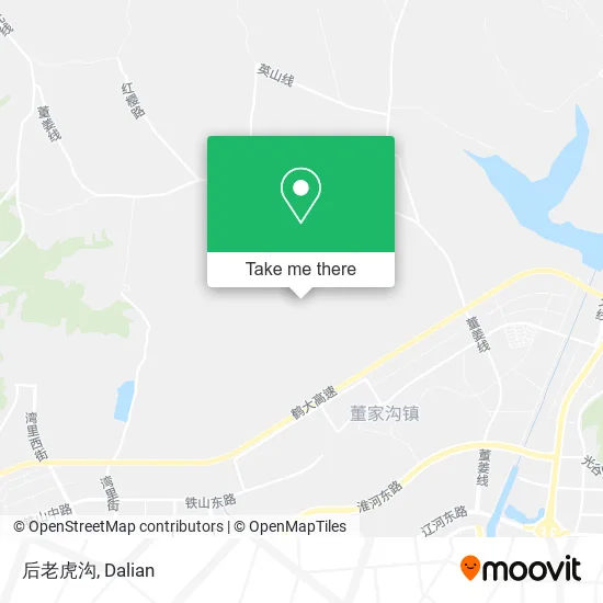 后老虎沟 map