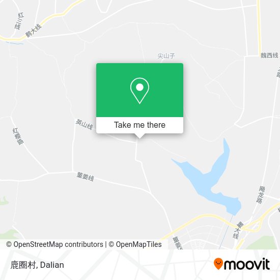 鹿圈村 map