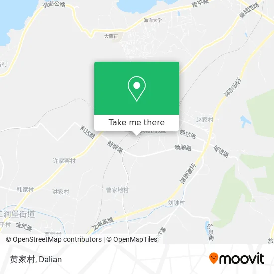 黄家村 map