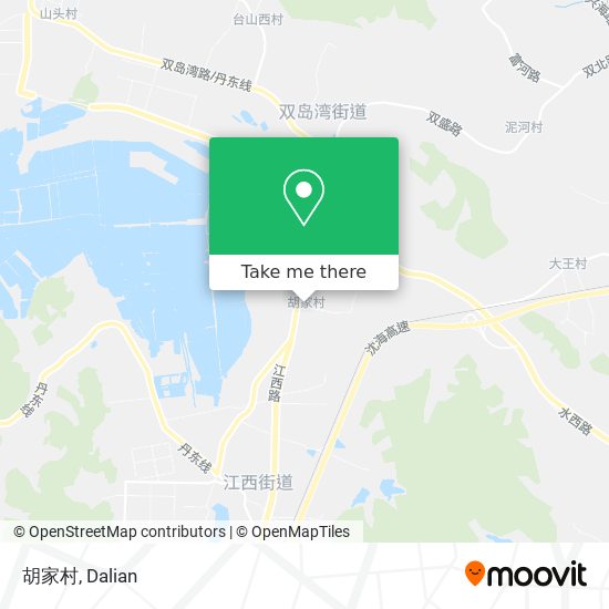 胡家村 map