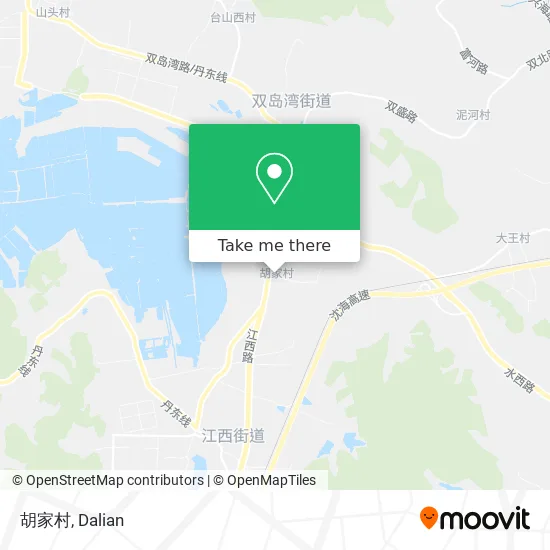 胡家村 map