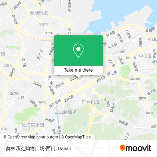 奥林匹克购物广场-西门 map