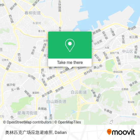 奥林匹克广场应急避难所 map
