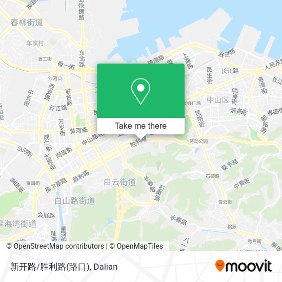 新开路/胜利路(路口) map