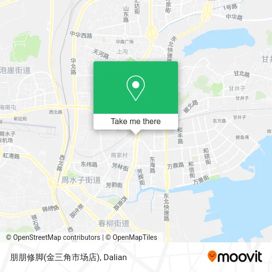 朋朋修脚(金三角市场店) map
