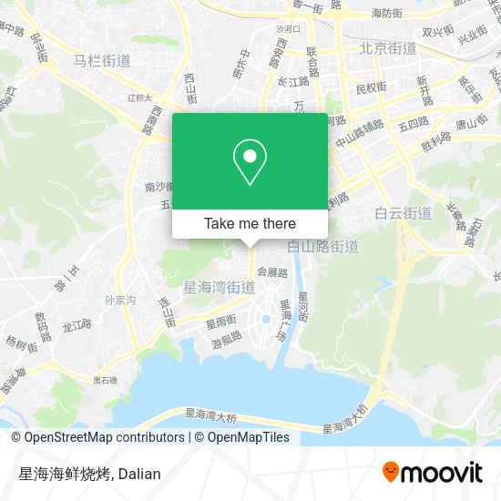 星海海鲜烧烤 map