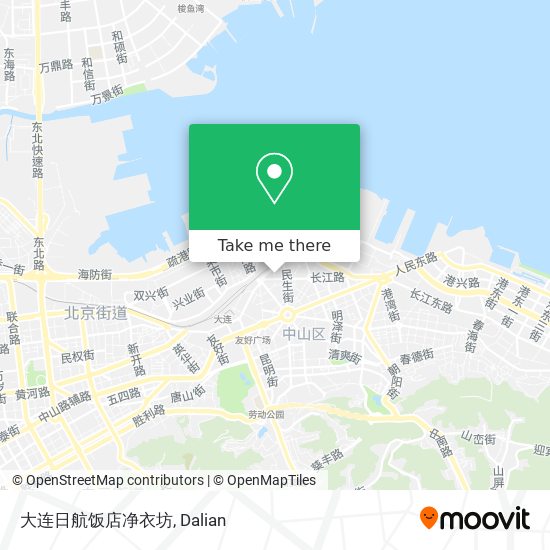 大连日航饭店净衣坊 map