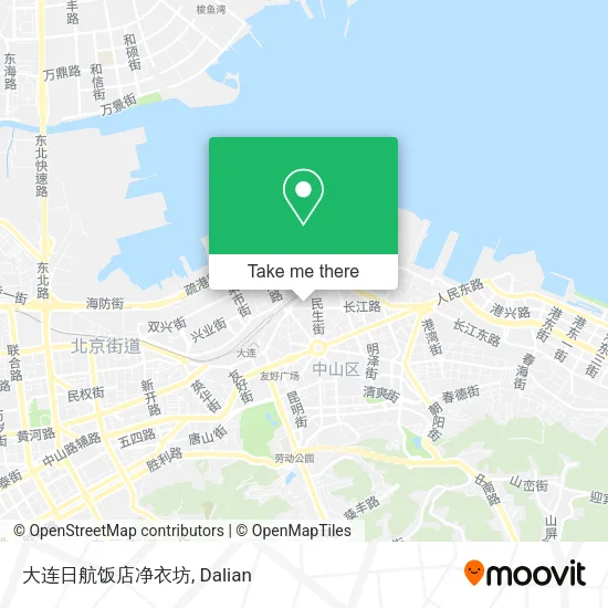 大连日航饭店净衣坊 map