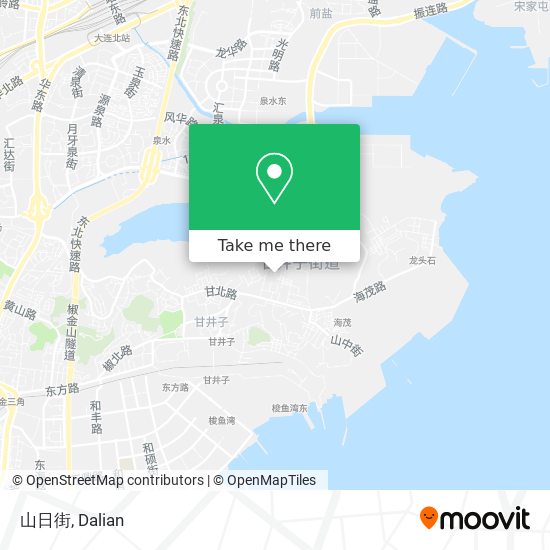 山日街 map
